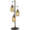 Dimpled Glass Table Lamp