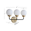 Caleb 3-Light 22" Wall Sconce