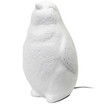 Simple Designs Porcelain Arctic Penguin Shaped Table Lamp