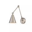 Morland 1-Light Adjustable Sconce w/Plug