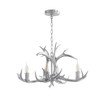 Eldora 26" Adjustable Resin Antler 4-Light LED Chandelier