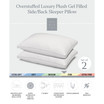 Gussetted Firm Plush Down Alternative Side/Back Sleeper Pillow, Standard - Set of 2