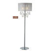 Charlotte 61" Modern LED Floor Lamp with Bubbles Glass Balls