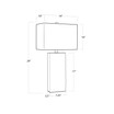 Platinum Column Table Lamp