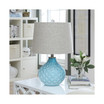 22" Glass Table Lamp