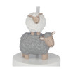 Baby Farm Grey/White Lamb/Sheep Nursery Lamp with Shade & Bulb