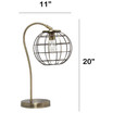 Arched Metal Cage Table Lamp