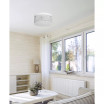 Elegant Designs Elipse Crystal 2 Light Round Ceiling Flush Mount