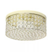 Elegant Designs Elipse Crystal 2 Light Round Ceiling Flush Mount