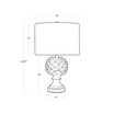 Leafy Artichoke Table Lamp
