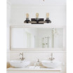 Elegant Designs Industrial Rustic Lantern Restored Wood Look 3 Light Bath Vanity
