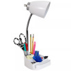 Limelight's Gooseneck Organizer Desk Lamp with iPad Tablet Stand Book Holder and USB port