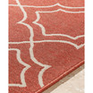 Alfresco ALF-9591 Rust 7'3" Round Area Rug, Indoor/Outdoor
