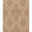 Alfresco ALF-9587 Camel 8'9" Round Area Rug, Indoor/Outdoor
