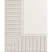 Alfresco ALF-9681 Taupe 7'6" x 10'9" Area Rug, Indoor/Outdoor