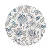Alfresco ALF-9674 Aqua 5'3" Round Area Rug, Indoor/Outdoor