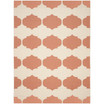 Courtyard Beige and Terracotta 8' x 11' Outdoor Area Rug
