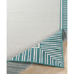 Alfresco ALF-9680 Teal 2'3" x 4'6" Area Rug, Indoor/Outdoor