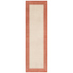 Alfresco ALF-9683 Burnt Orange 2'3" x 7'9" Runner Area Rug, Indoor/Outdoor