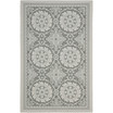 Courtyard Light Gray and Anthracite 8' x 11' Outdoor Area Rug