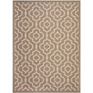 Courtyard Brown and Bone 8' x 11' Sisal Weave Outdoor Area Rug