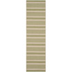 Courtyard Beige and Sweet Pea 2'3" x 8' Sisal Weave Runner Outdoor Area Rug