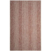 Courtyard Light Beige and Terracotta 5'3" x 7'7" Sisal Weave Outdoor Area Rug
