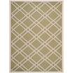 Courtyard Green and Beige 8' x 11' Sisal Weave Outdoor Area Rug