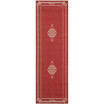 Courtyard Red and Creme 5'3" x 7'7" Outdoor Area Rug