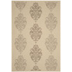 Courtyard Natural and Brown 2'3" x 6'7" Runner Outdoor Area Rug