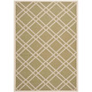 Courtyard Green and Beige 4' x 5'7" Sisal Weave Outdoor Area Rug