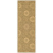 Courtyard Gold and Natural 2'3" x 6'7" Runner Outdoor Area Rug