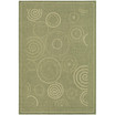 Courtyard Olive and Natural 2' x 3'7" Sisal Weave Outdoor Area Rug