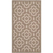 Courtyard Brown and Bone 2' x 3'7" Sisal Weave Outdoor Area Rug