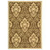 Courtyard Brown and Natural 2'7" x 5' Outdoor Area Rug