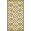 Courtyard Beige and Green 2' x 3'7" Sisal Weave Outdoor Area Rug