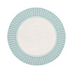 Alfresco ALF-9680 Teal 7'3" Round Area Rug, Indoor/Outdoor