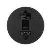 14" Black Atomic Analog Wall Clock