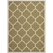 Courtyard Green and Beige 4' x 5'7" Outdoor Area Rug