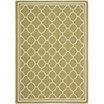 Courtyard Green and Beige 8' x 11' Outdoor Area Rug