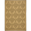Courtyard Gold and Natural 8' x 11' Sisal Weave Outdoor Area Rug
