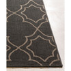 Alfresco ALF-9590 Black 8'9" Square Area Rug, Indoor/Outdoor