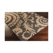 Alfresco ALF-9615 Black 8'9" x 12'9" Area Rug, Indoor/Outdoor