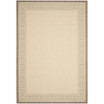 Courtyard Natural and Brown 5'3" x 7'7" Outdoor Area Rug