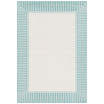 Alfresco ALF-9680 Teal 8'9" x 12'9" Area Rug, Indoor/Outdoor