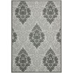 Courtyard Light Gray and Anthracite 9' x 12' Sisal Weave Outdoor Area Rug