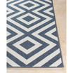 Alfresco ALF-9657 Charcoal 8'9" Round Area Rug, Indoor/Outdoor