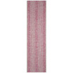 Courtyard Light Grey and Fuchsia 2'3" x 8' Sisal Weave Runner Outdoor Area Rug