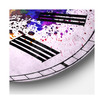 Cityscape Oversized Round Metal Wall Clock