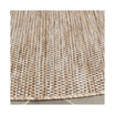Courtyard Natural and Black 6'7" x 6'7" Round Outdoor Area Rug